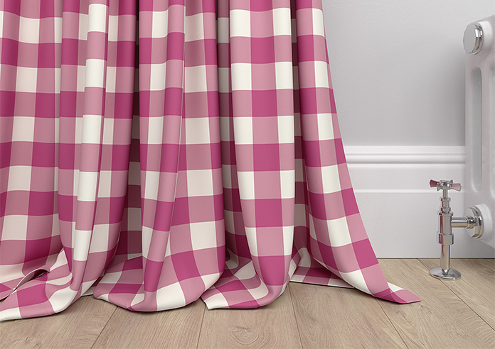Gingham, Cosmos - Made to Measure Curtains - Image 6